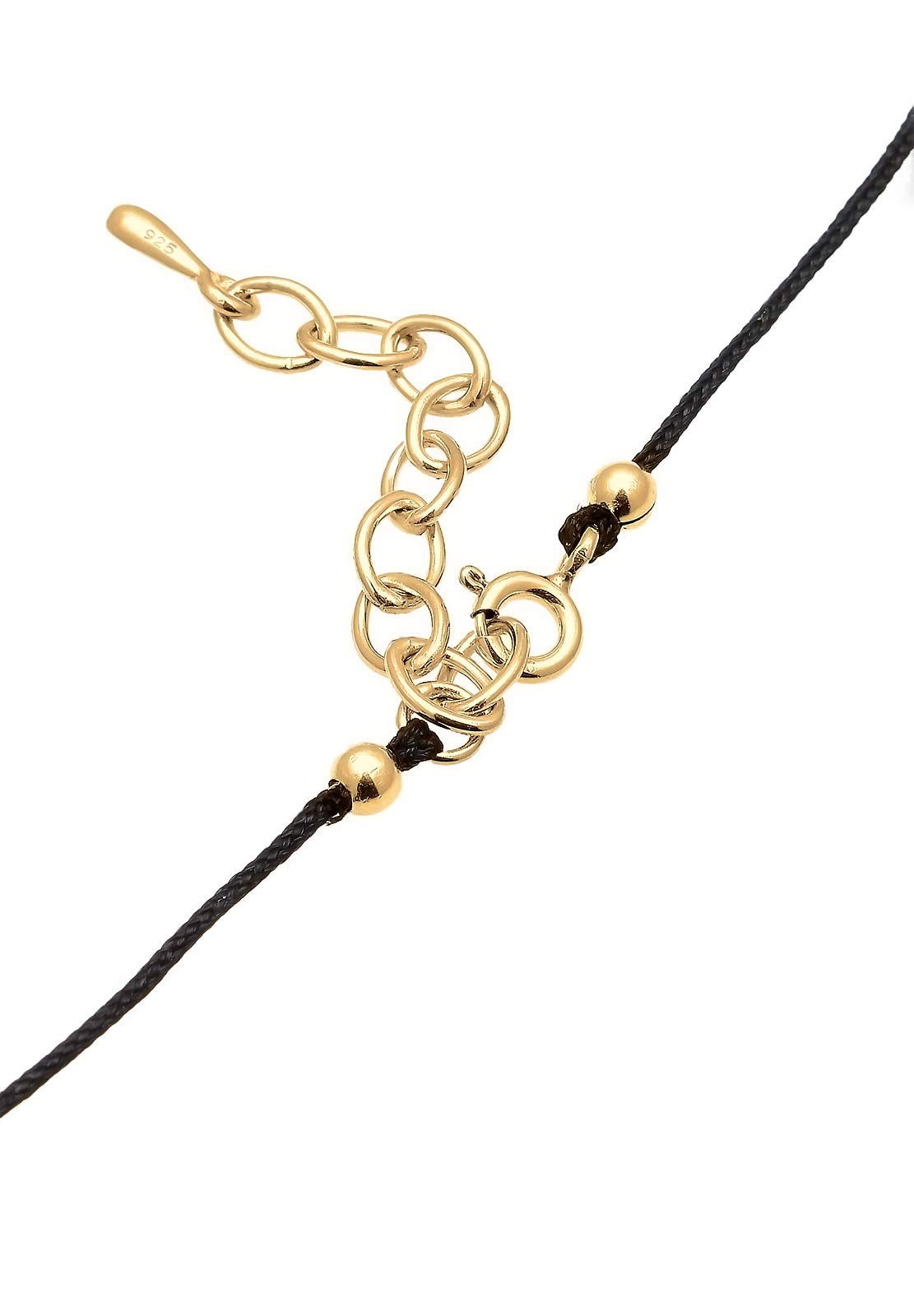 Elli Damski naszyjnik choker z pozłacanymi kryształami