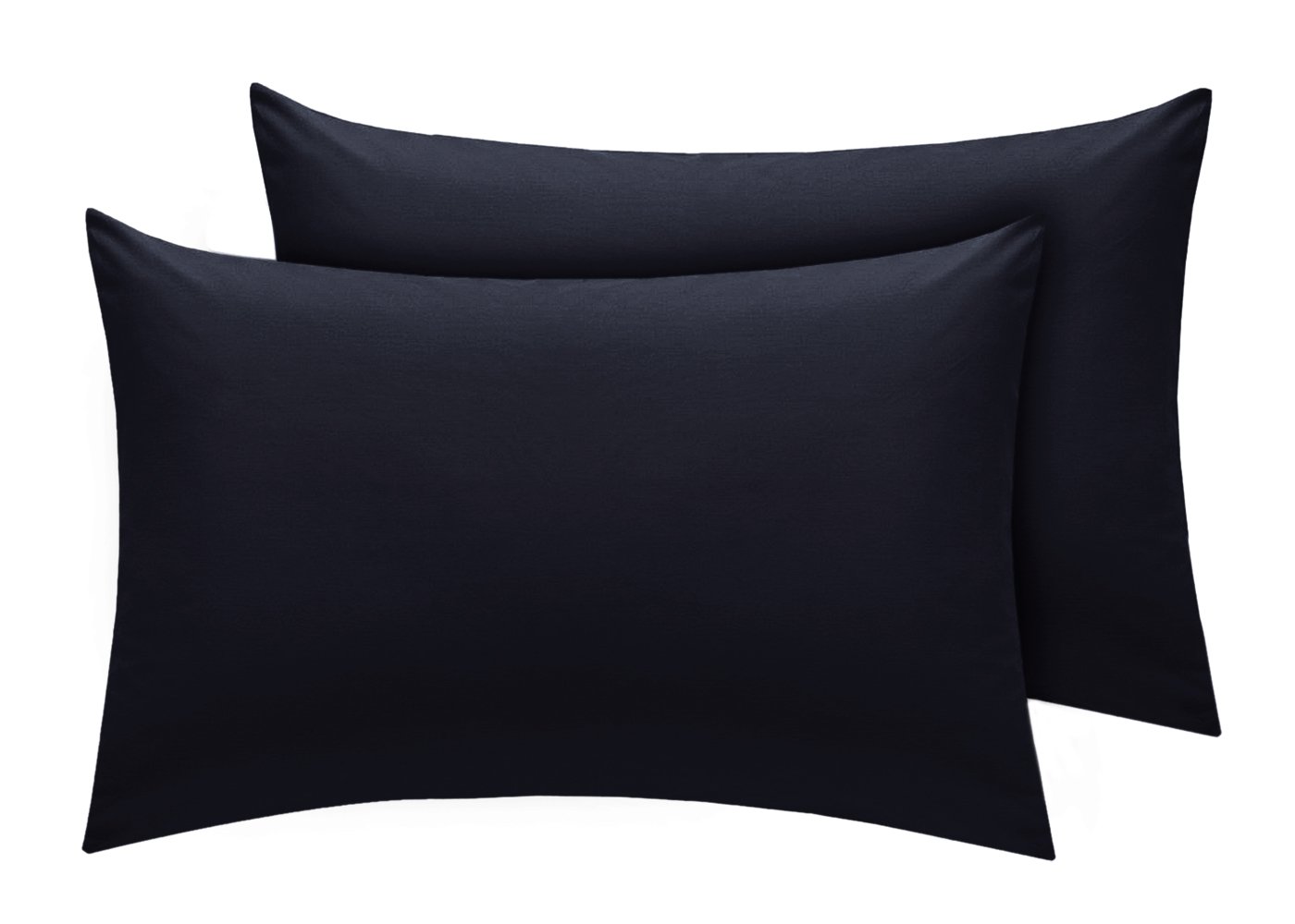 Dtex Homes Navy Blue Divine Textiles Pillow Cases Standard House Wife Pair - Navy