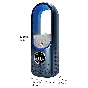 Amazon | ブレードレスタワーファン - ポータブル6スピード