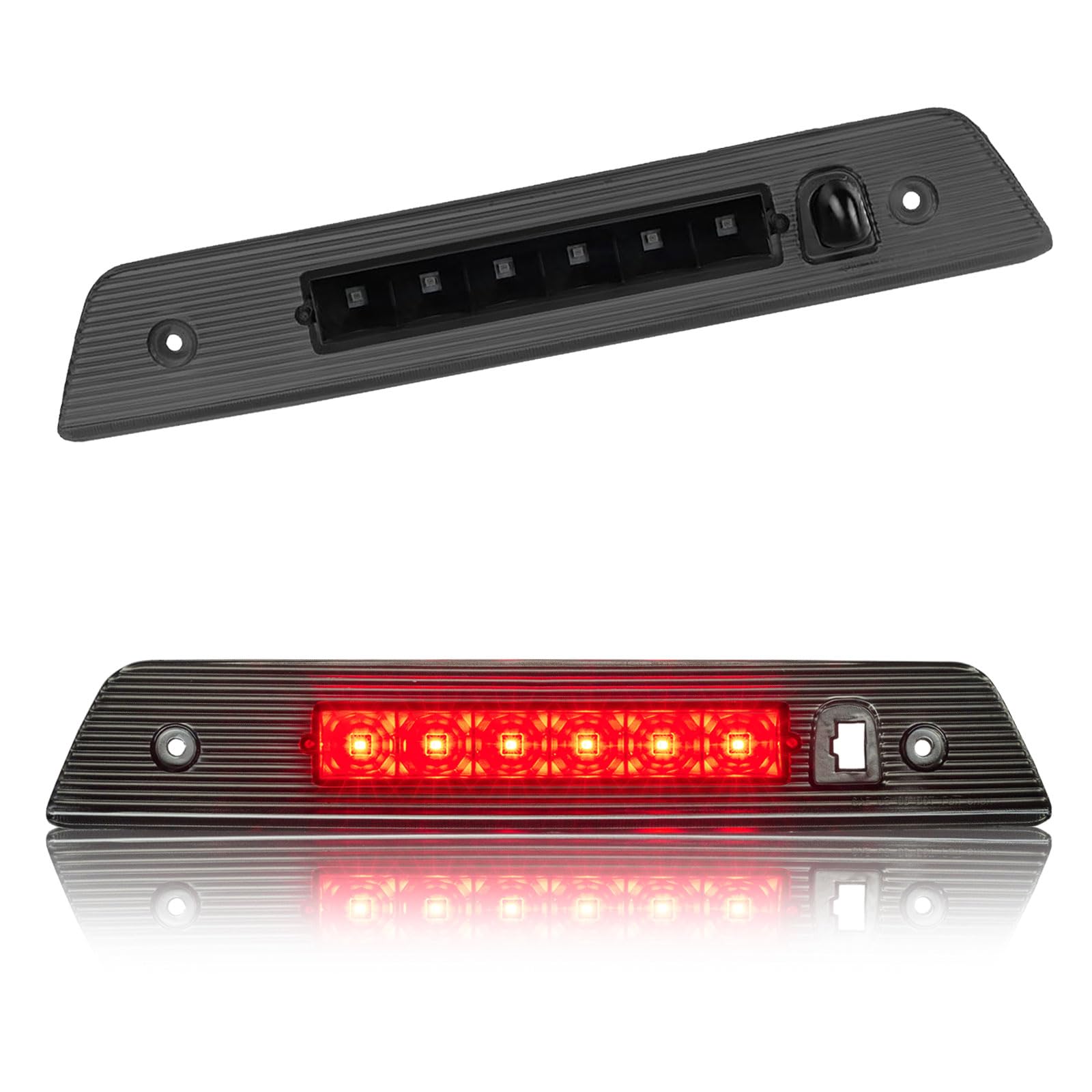 Cxdar Third 3rd Brake Light LED for 2005-2010 Jeep Grand Cherokee, High Mount Rear Brake Lights Assembly for 05-10 Grand Cherokee, Waterproof Center