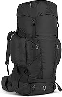 Vista 20 de Kelty Coyote - Mochila de 60 a 105 litros, para hombre y mujer (actualización 2020) - Mochila de senderismo, mochilero, mochila de viaje, Negro