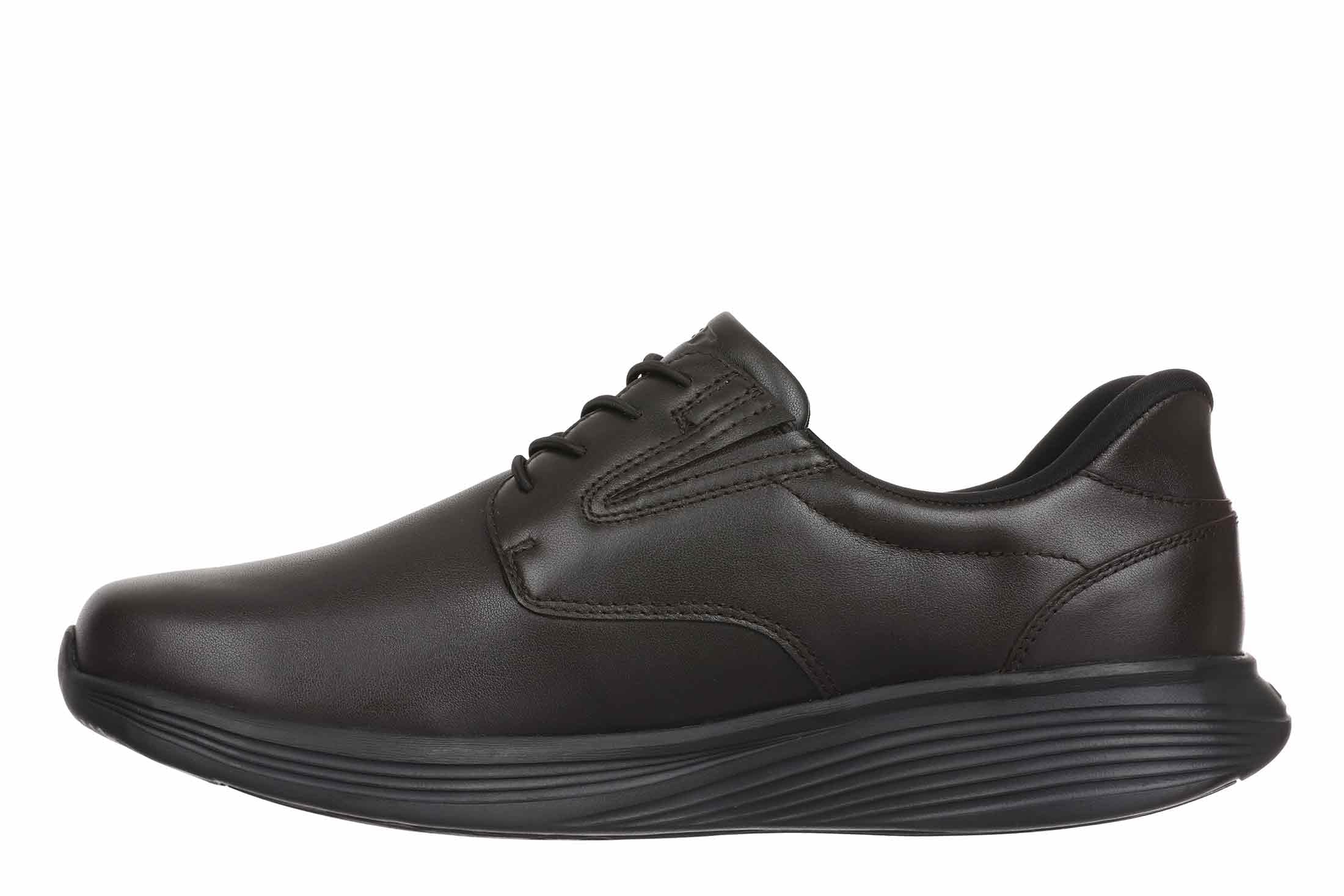 MBT SF-100 Scarpe Casual da Uomo in Stile Classico. Scarpe fisiologiche e Confortevoli. Massimo Comfort e stabilità con Suola Rocker. Scarpe Casual con Lacci.