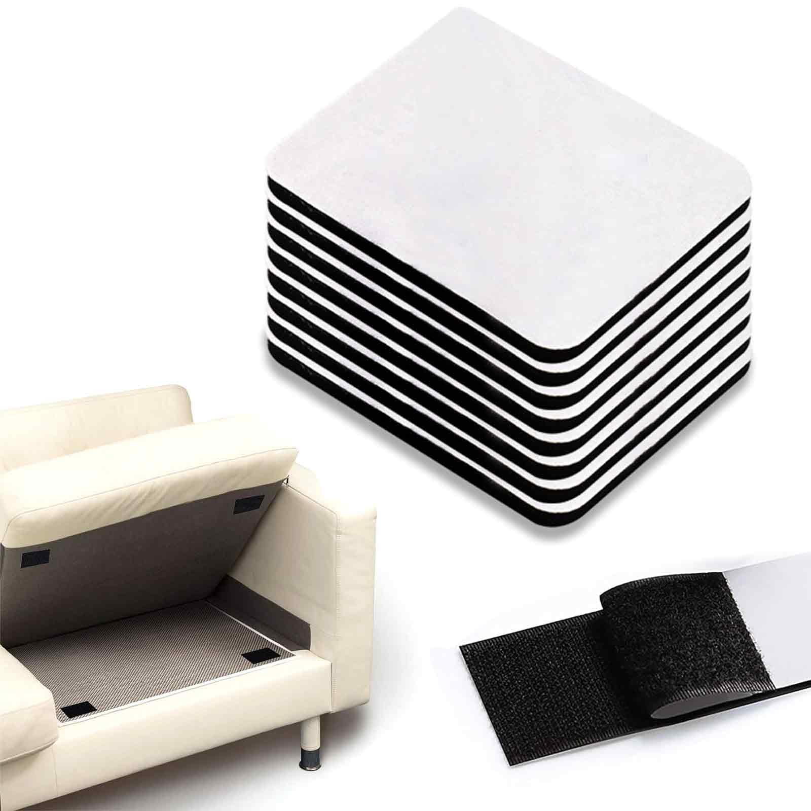 Nastro Biadesivo Feltro Adesivo Forte - 10 Pezzi 3x10cm Bianco, Per Fai Da Te E Casa - Foto 2