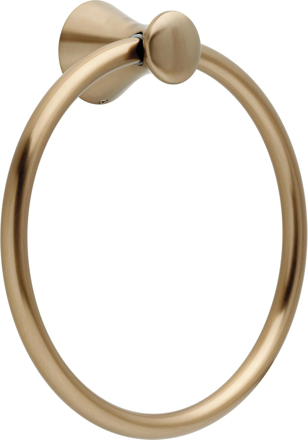 Delta Lahara Champagne Bronze Towel Ring Holder - Wall Mount Bathroom Towel Rack 73846-CZ