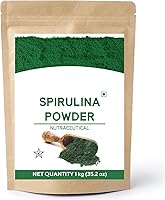 Vista 1 de RG Pure Spirulina Powder Suplemento proteico de algas superalimento Cultivado orgánicamente 2.2 lbs