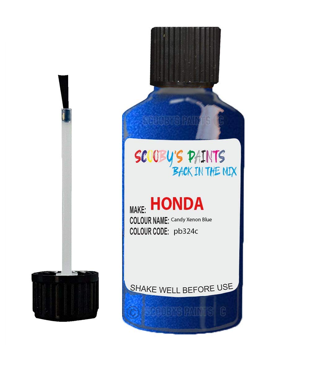 Gift Plaques Uk Blue Scobby Paints Motorbike Scratch Repair Touch Up Paint 20Ml Compatible With Honda Candy Xenon Pb324c