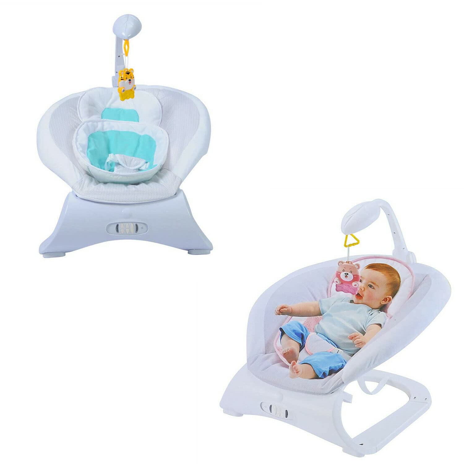 FEELING MALL Baby Rocker Sleeper Vibrating Seat Toddler Sleep Swing Toy