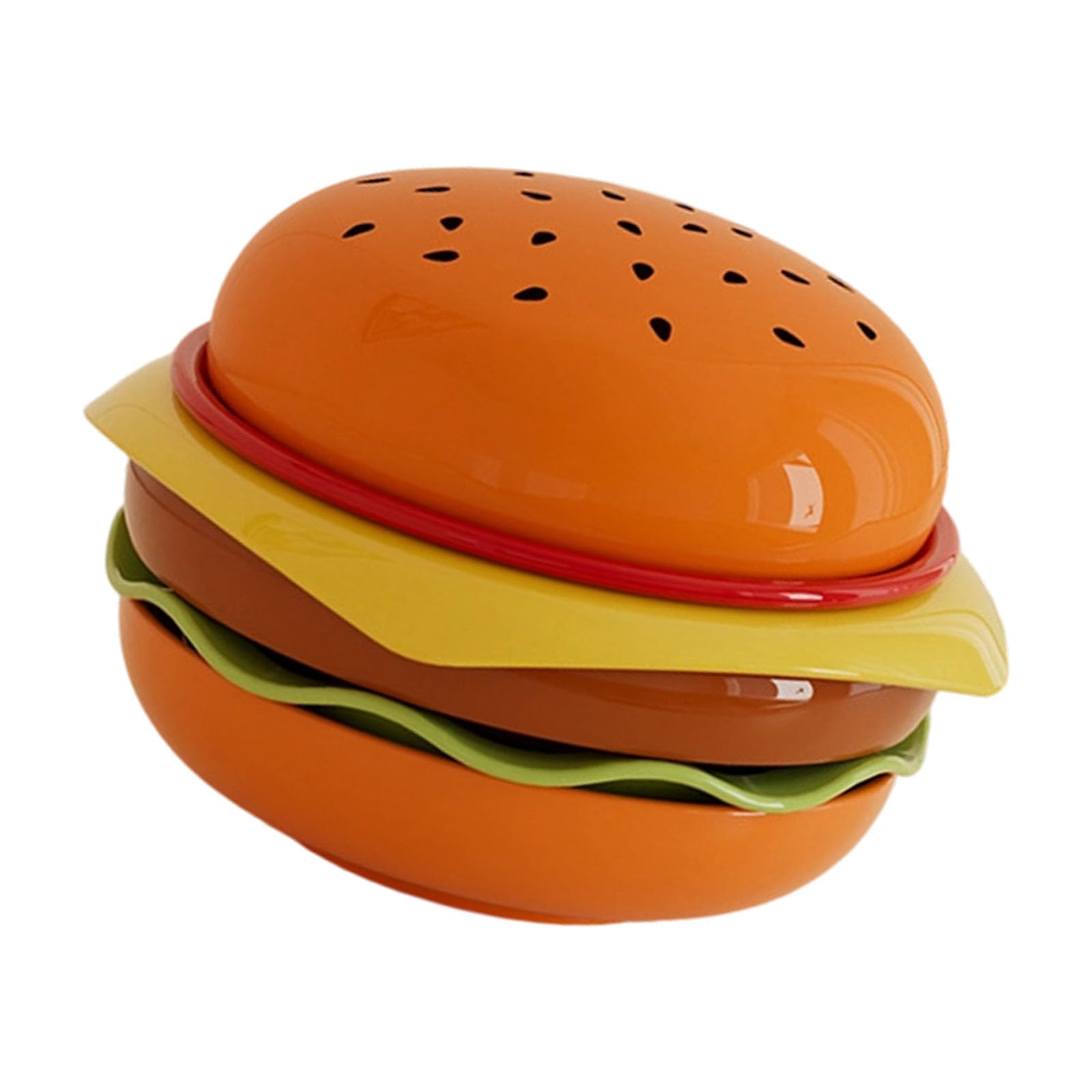 Buxuaaaa Family Friendly Stackable Hamburger Condiment Safe Materials for Daily Home Use Burger Dip