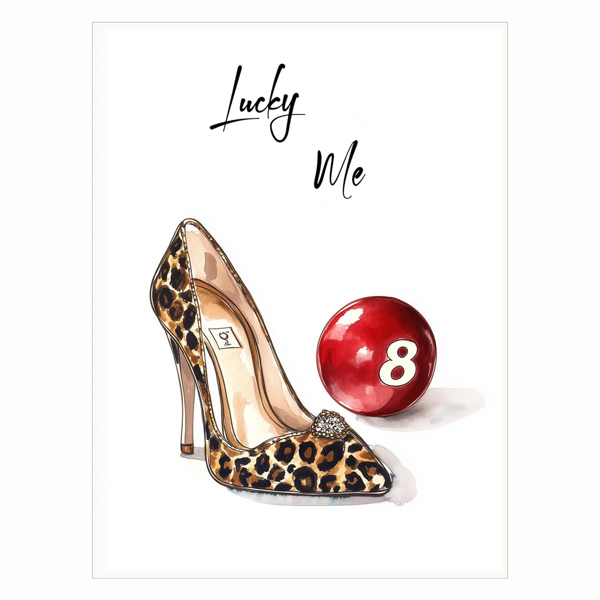 strapless open back dress Red Patent Leopard Detail High Heels