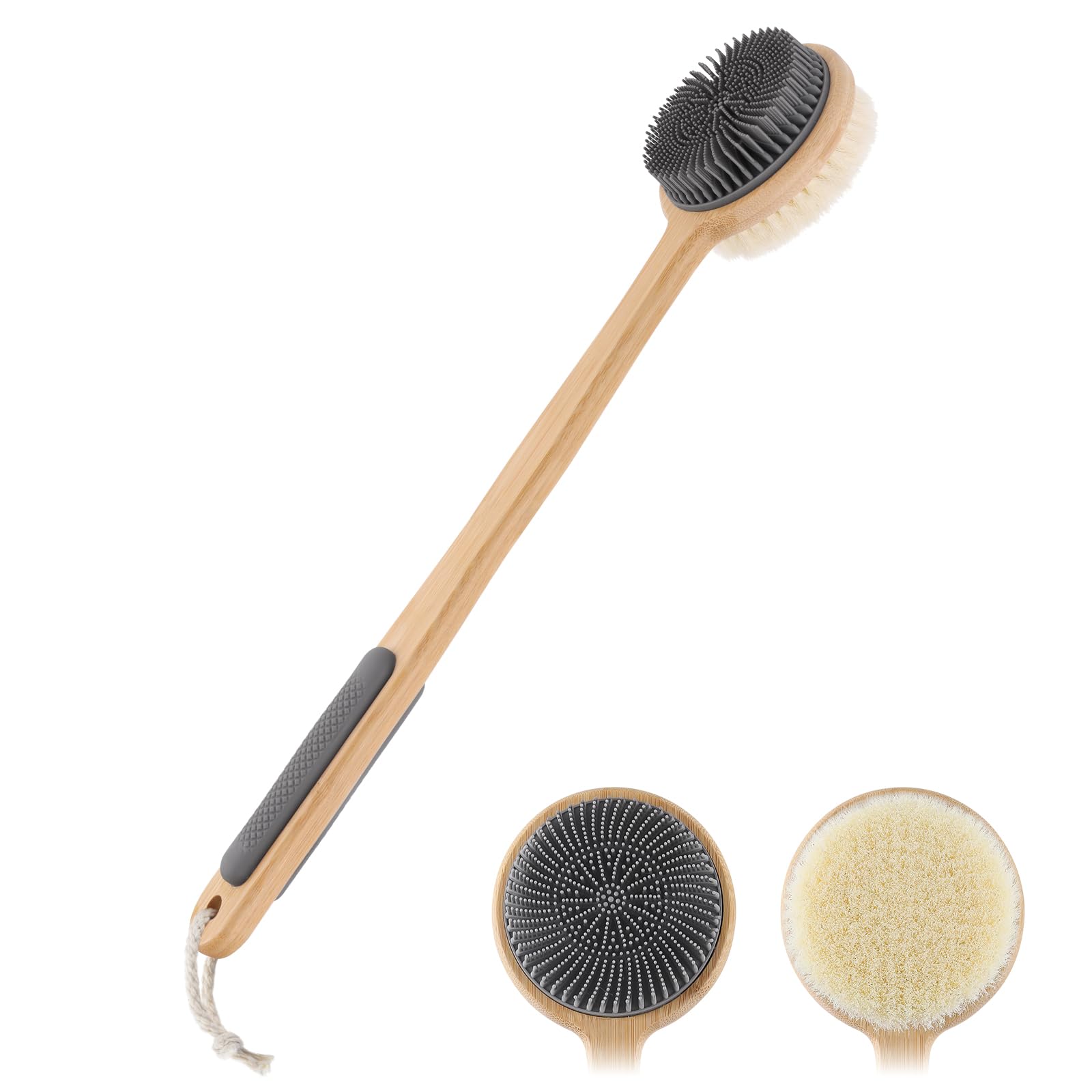 Photo 1 of Kalolary Back Scrubber for Shower, Anti Slip Bath Brush with Long Handle