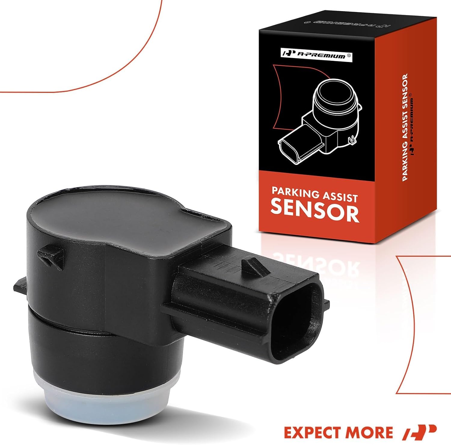 A-Premium Reverse Backup Parking Assist Sensor Compatible with Select Buick & Chevrolet & Cadillac Models - Equinox 2010-2012, SRX 2010-2016, Verano, Volt, XLR, ELR, Replace# 25981157, 25855506
