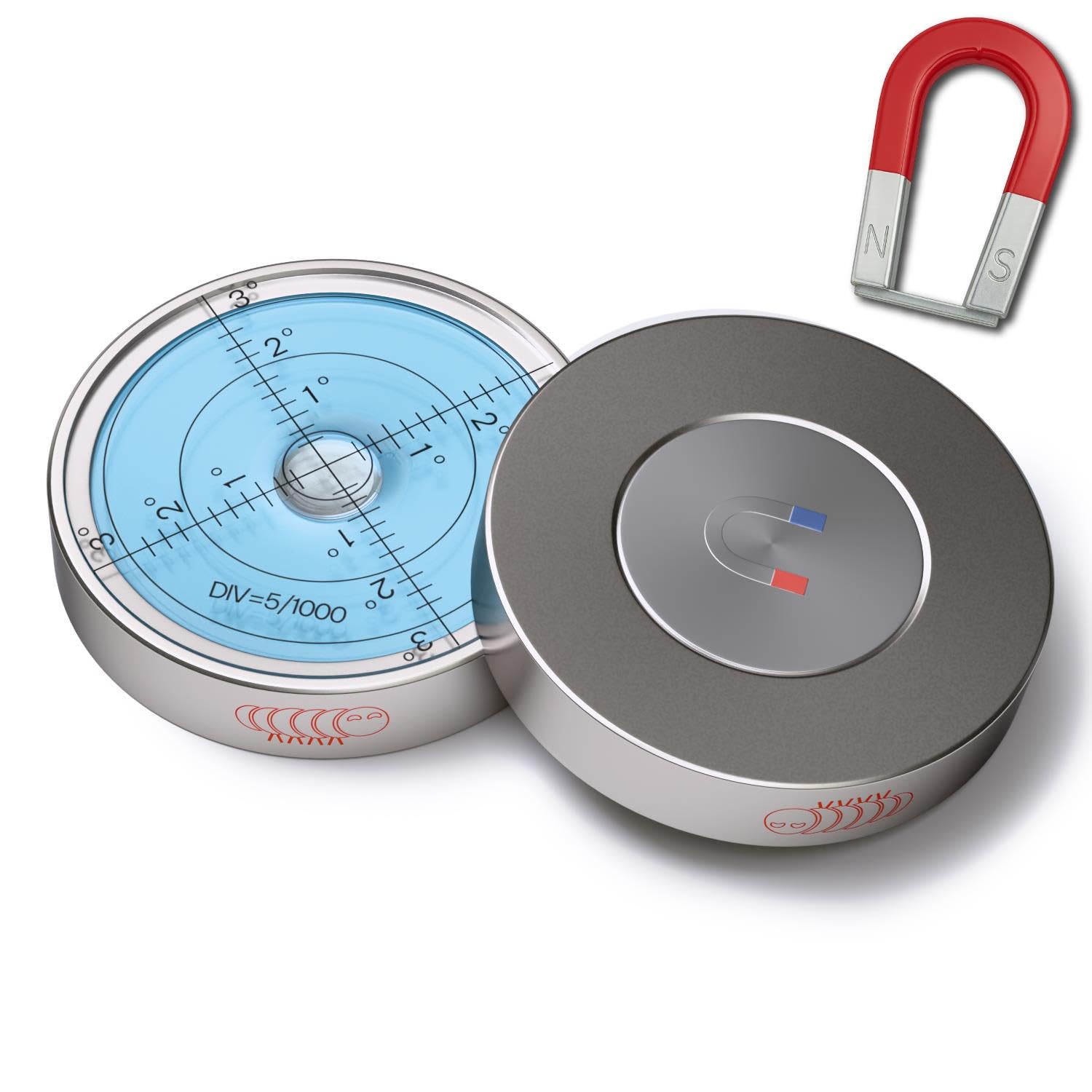 HACistro Y-Niveau à Bulle Rond Universel En Acrylique,Indicateur De Niveau D'Eau Pour Machines