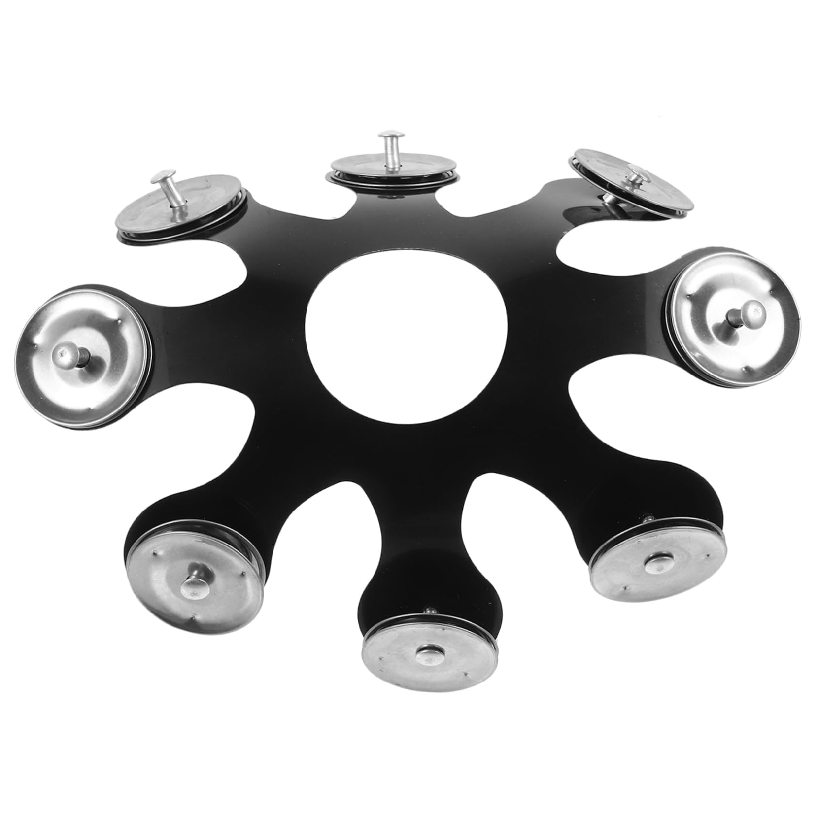 Abaodam 5 Piezas de Pandereta Platillo Hi-hat Accesorio de Acero Inoxidable Pet Elegante Y Resistente