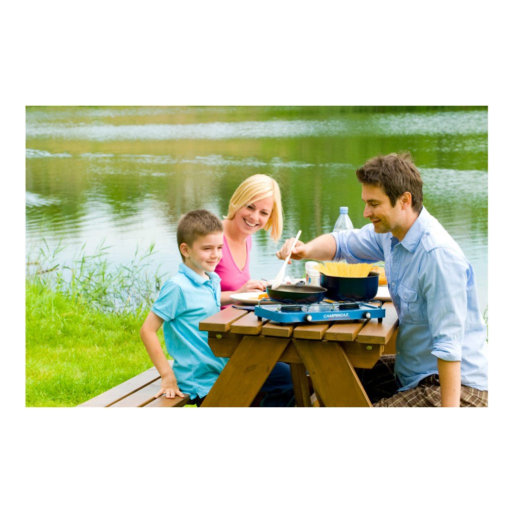 Campingaz Base Camp Cocina con Gas, Unisex, Azul