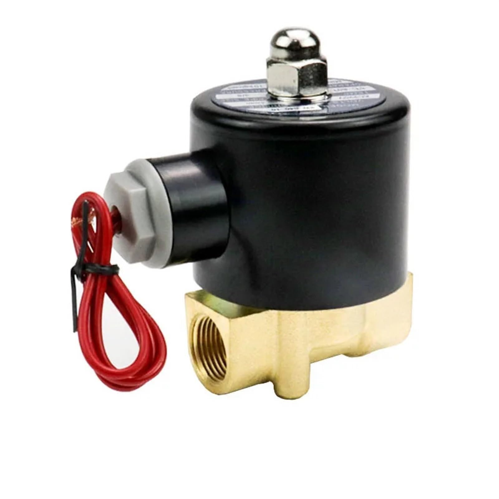 3/8'' normalnie zamknięty zawór słoneczny z mosiądzu 24 V 12 V 220 V 110 V zawory wodne/gazowe (120 VAC-NBR-SEAL)