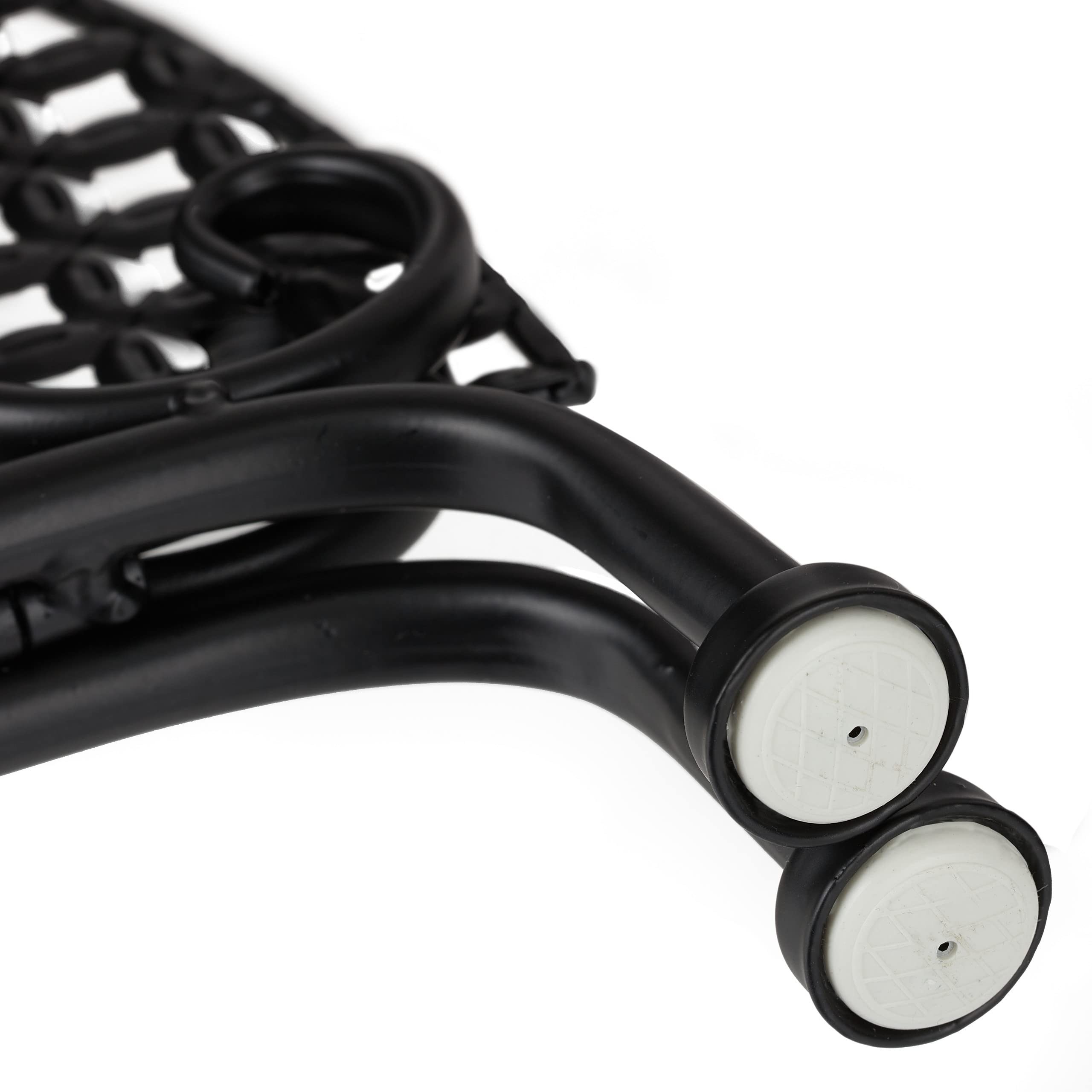 Relaxdays Scaffale Portafiori in Metallo, Fioriera Interno ad Angolo con 4 Mensole Porta Piante, 113,5x31x31 cm, Nero
