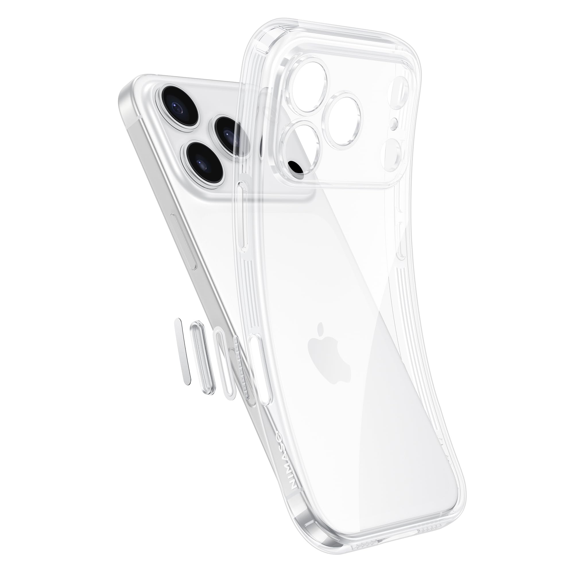 Amazon.co.jp: NIMASO iPhone 17 Pro 用 ケースクリア 黄変防止 耐衝撃