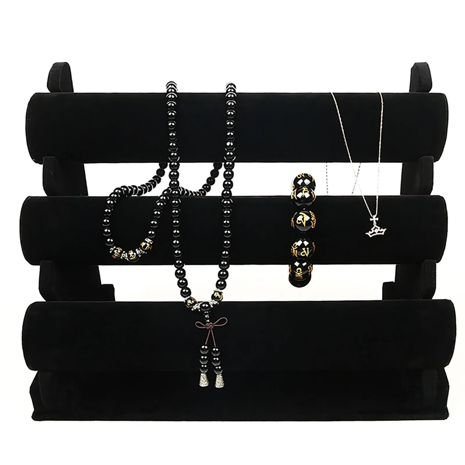 Joyería De Mesa Reloj Pulsera Barra 3 Niveles Para Accesorios