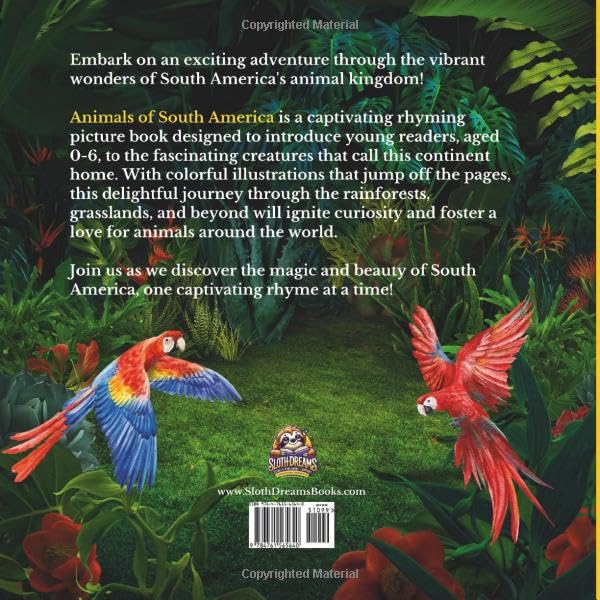 Animals of South America - South America for Kids, Animals Around the World, Animals of the Amazon, Animals of South America, Learn about Animals, ... Animals Series (Animals of the World Series) - Image 2