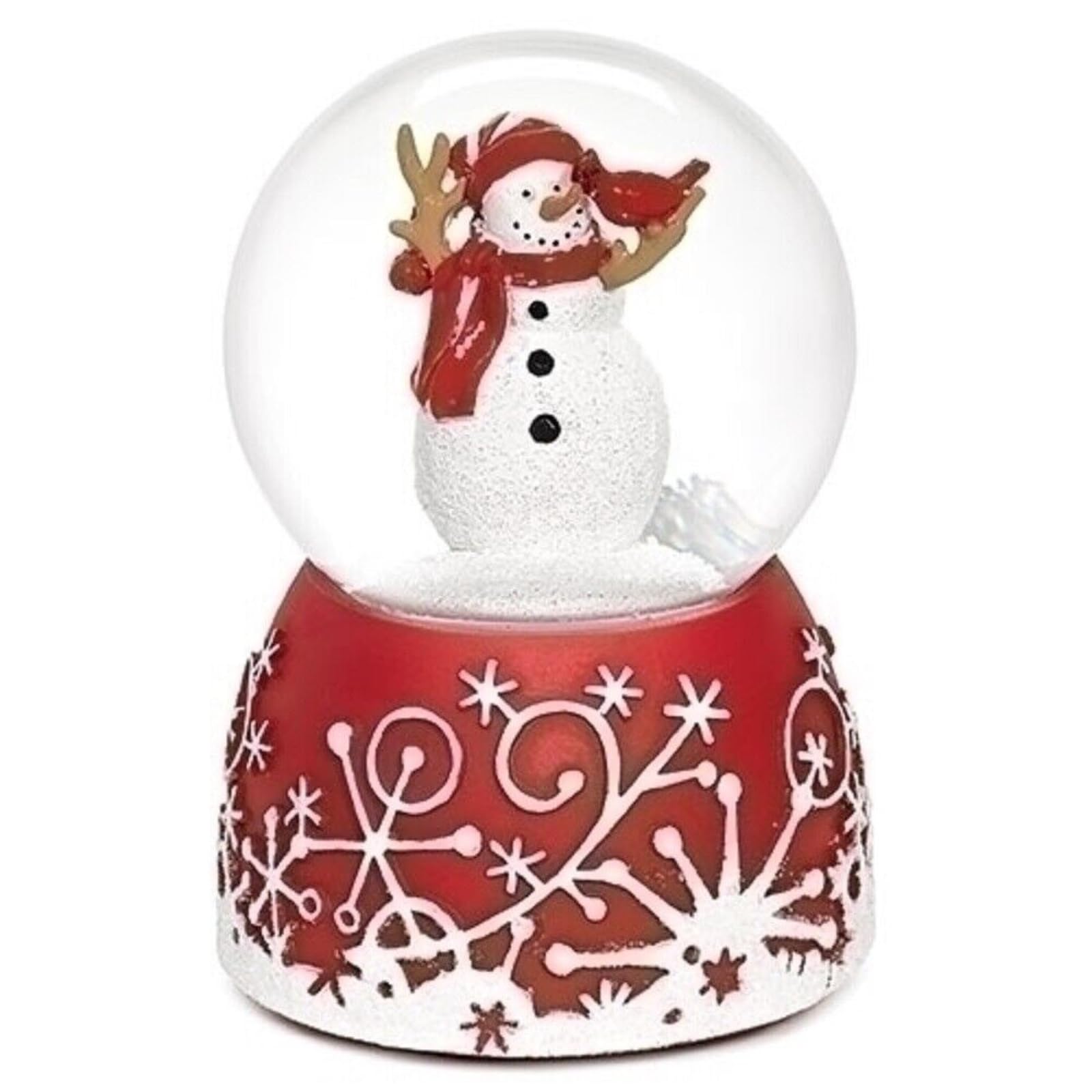 Amazon.com: Holiday Red Glitterdome 4.75 x 3.25 Resin 80MM Snow