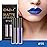 evpct 3Pcs Dark Purple Black Royal Blue Matte Liquid Lipstick Lip Stain Sets for Women Matte+Lipstick Long Lasting Waterproof Permanent 24 hr Hours Magic Lipstick 24 Hours original, Set27