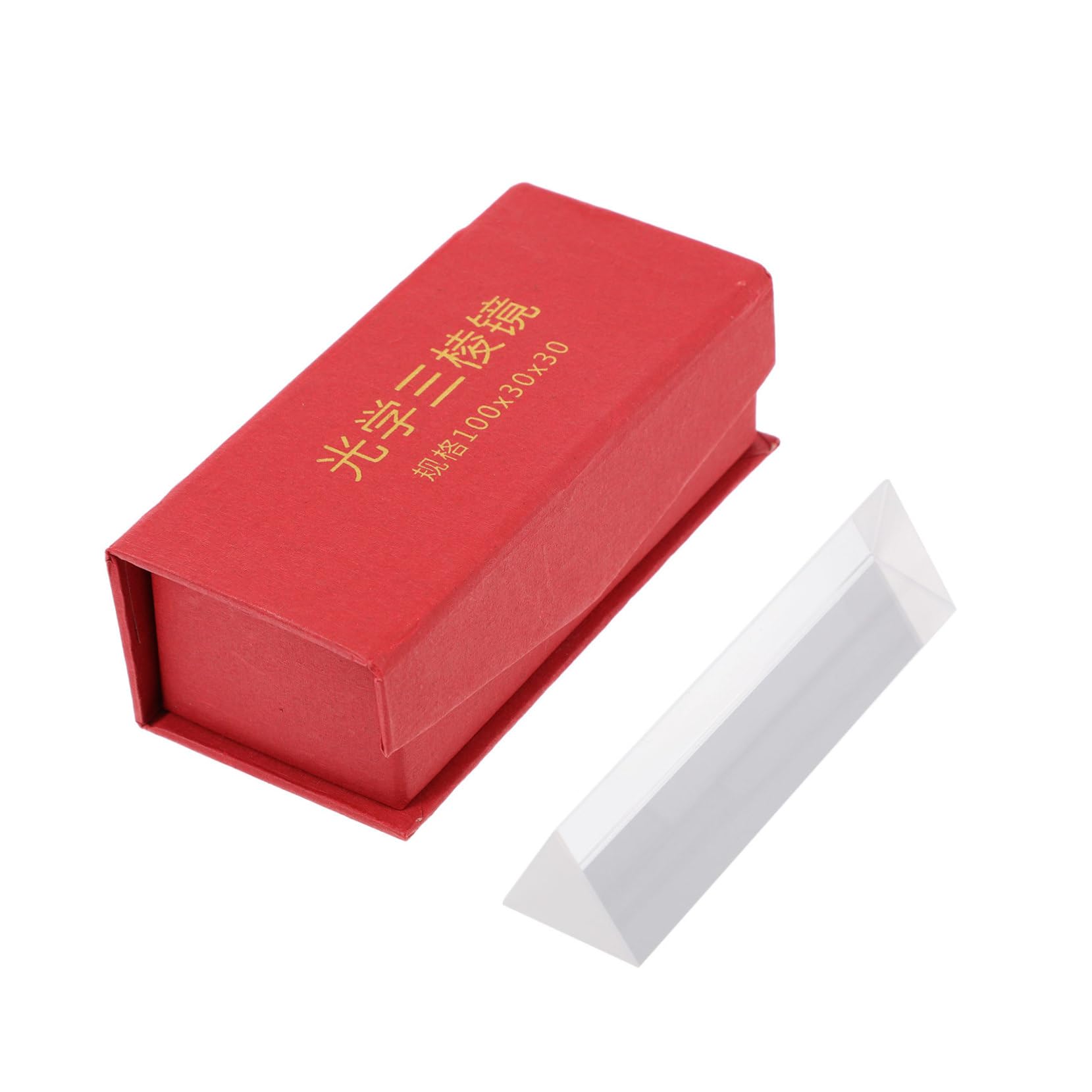 OSOLADY Triangular Prisms for Physics Teaching Tool Prisms for Scientific Purposes Optical Experiment Equipment