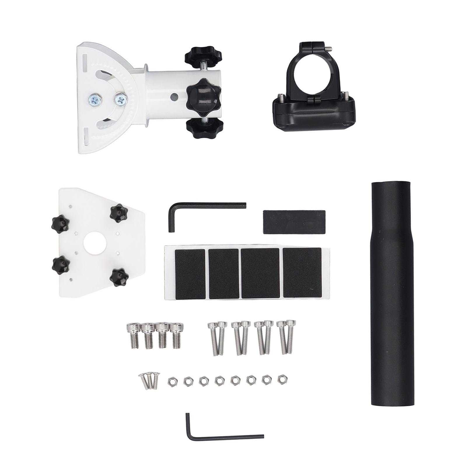 FTVOGUE Supporto per Satellite da Tetto di Terza Generazione, Kit Regolabile in Acciaio Inossidabile con Rotazione di 360 Gradi e Inclinazione di 160 Gradi per e Barche