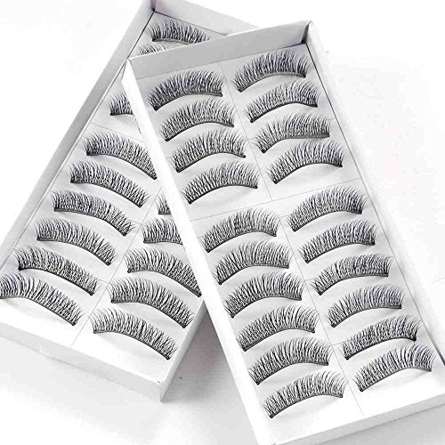 20 Pares De Pestañas Postizas Para Fiestas Y Uso Diario - Pelos De Calidad by DELIAWINTERFEL
