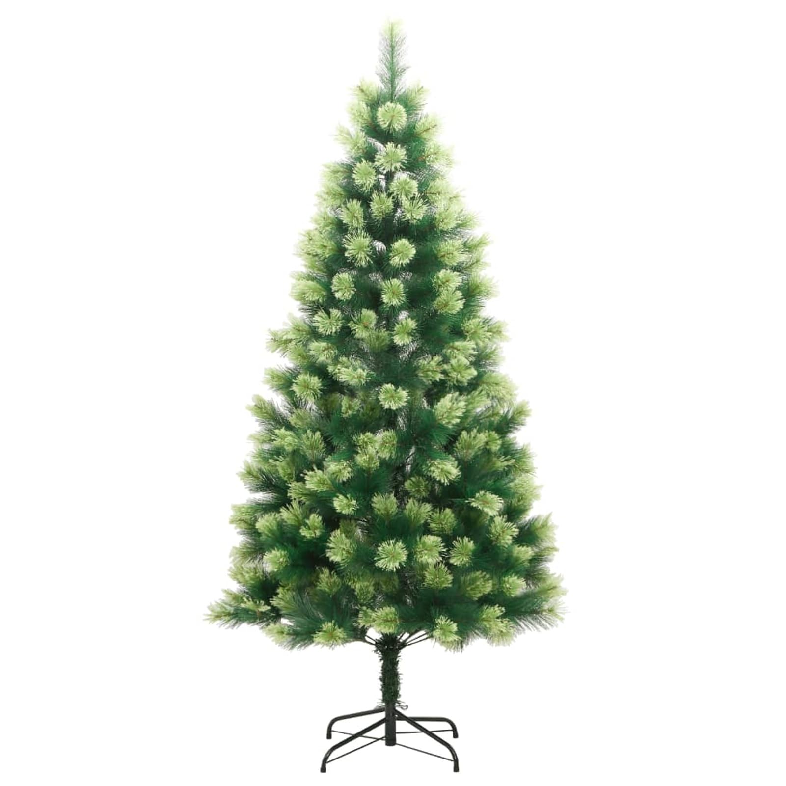 Homgoday Künstlicher Weihnachtsbaum mit Ständer, 150 cm, Tannenbaum mit Metallständer, saisonale Dekoration für drinnen und draußen, Heim- und Gartendekoration