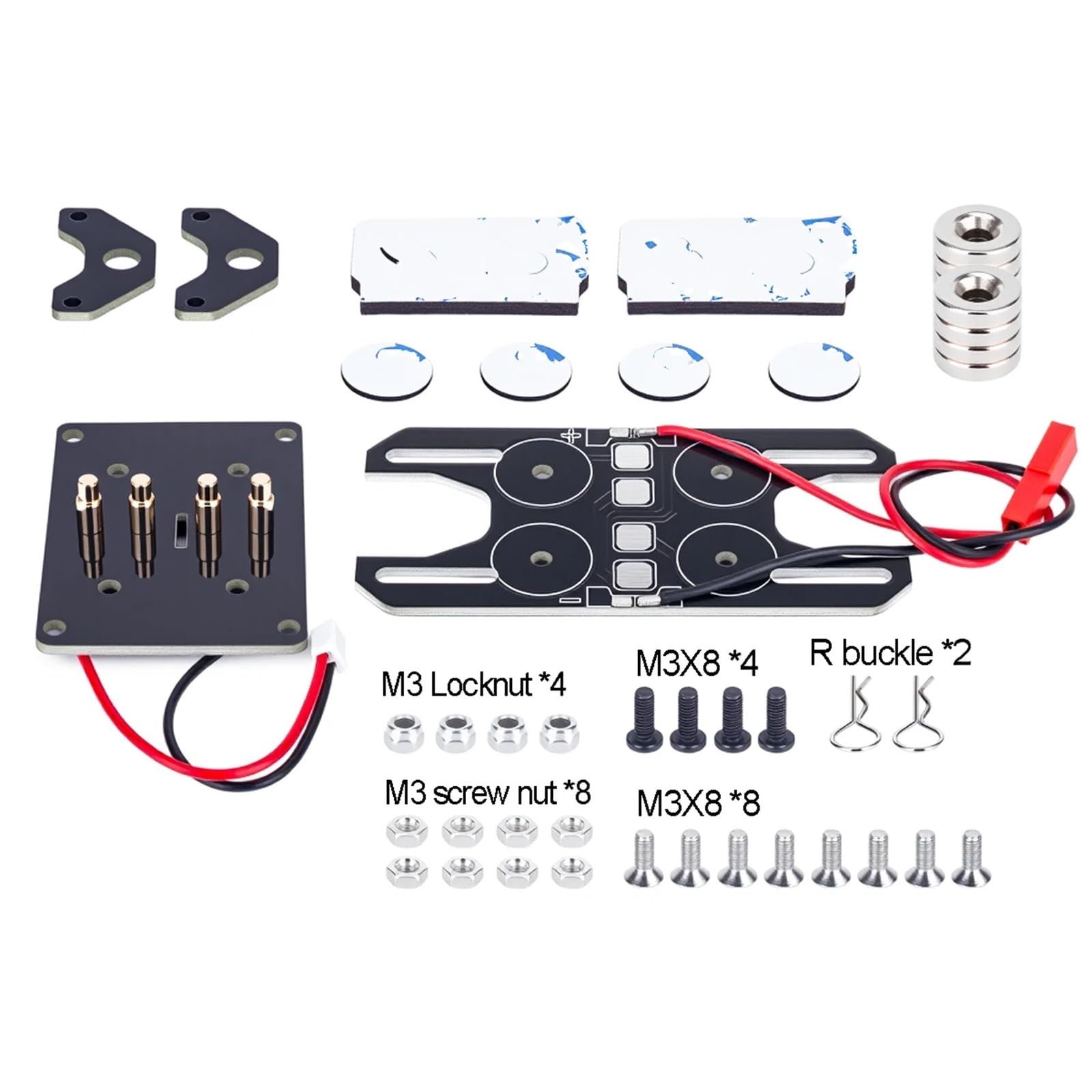 Für Traxxas Für TRX4 Für TRX6 1/10 1/8 Rc Auto Magnet Netzteil Körper Post Universal Shell Spalte Upgrade Teile Komponente
