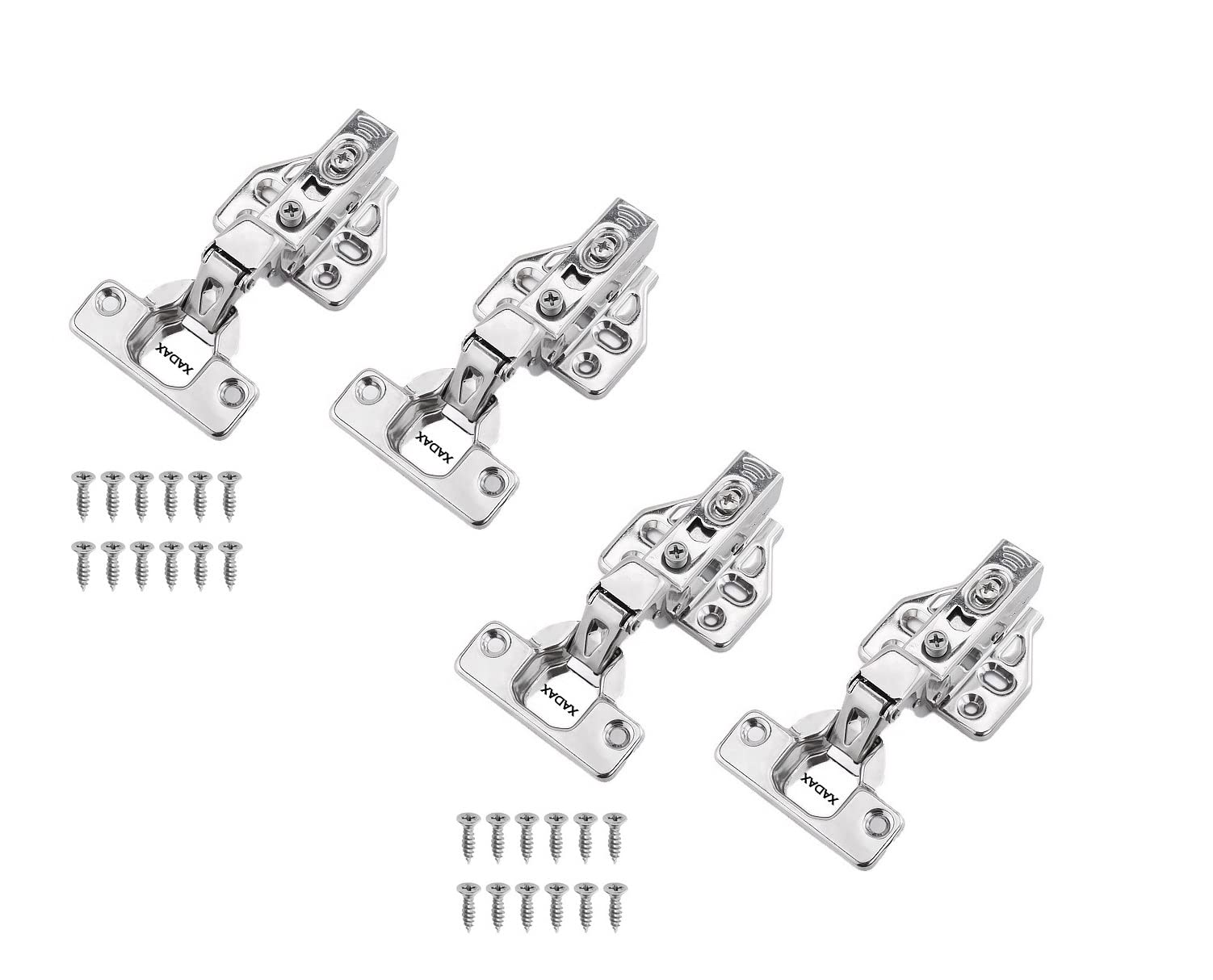 See full amazon price history chart for XADAX European Style Clip-on Soft Close Hydraulic Auto Hinge Concealed Cabinet Hinges with Screws (Half Overlay 8 Degree Crank 2 D, Pack of 2 Pair) XADAX European Style Clip-on Soft Close Hydraulic Auto Hinge Concealed Cabinet Hinges with Screws (Half Overlay 8 Degree Crank 2 D, Pack of 2 Pair) (B09TB7T1WX) Amazon Price History, Amazon Price Tracker