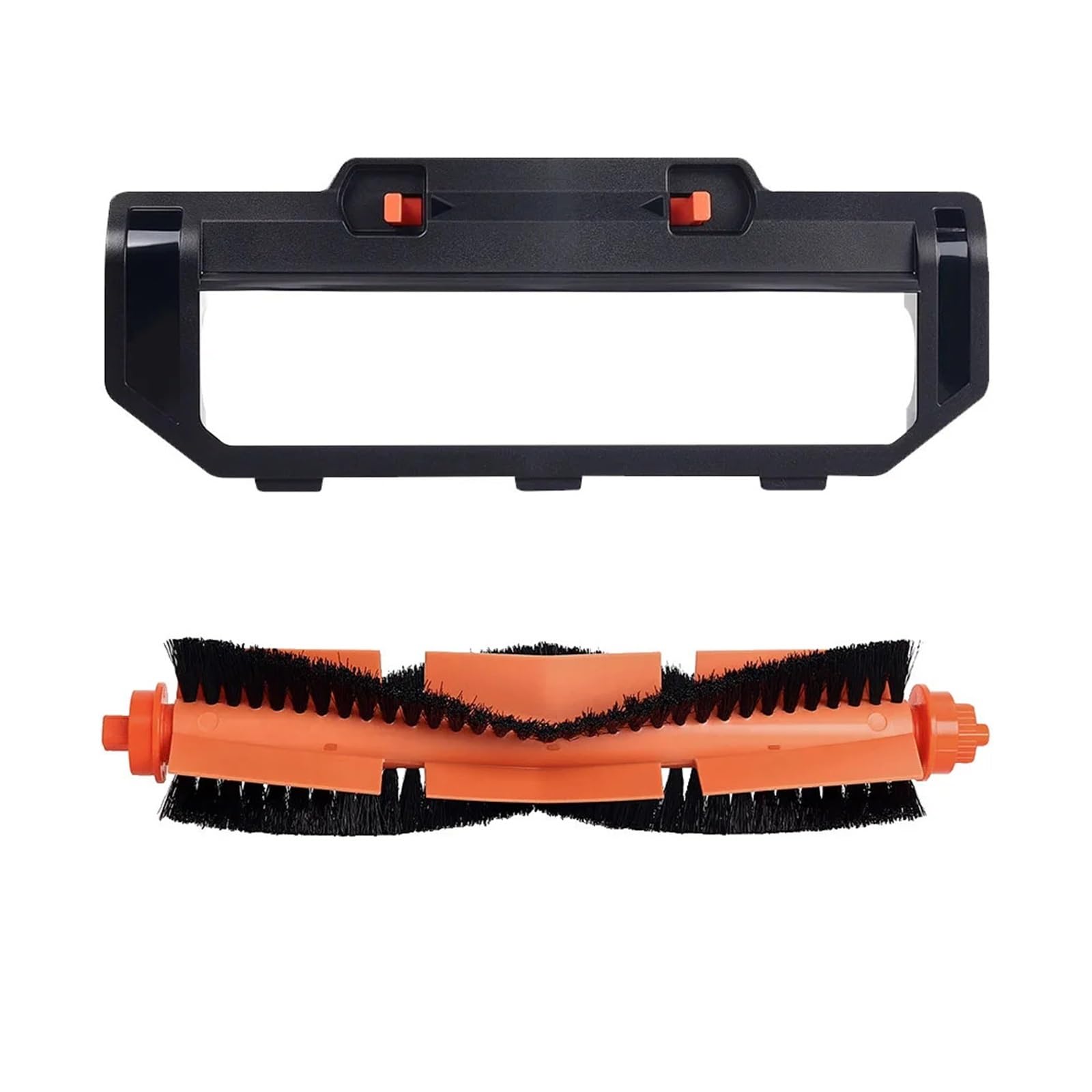 HIZON Main Brush And Cover，Compatible For Xiaomi， STYTJ02YM 3C B106GL S12 S10 T12，Compatible For Viomi，V2PRO Sweeping Robot Spare Part(2pcs set B)