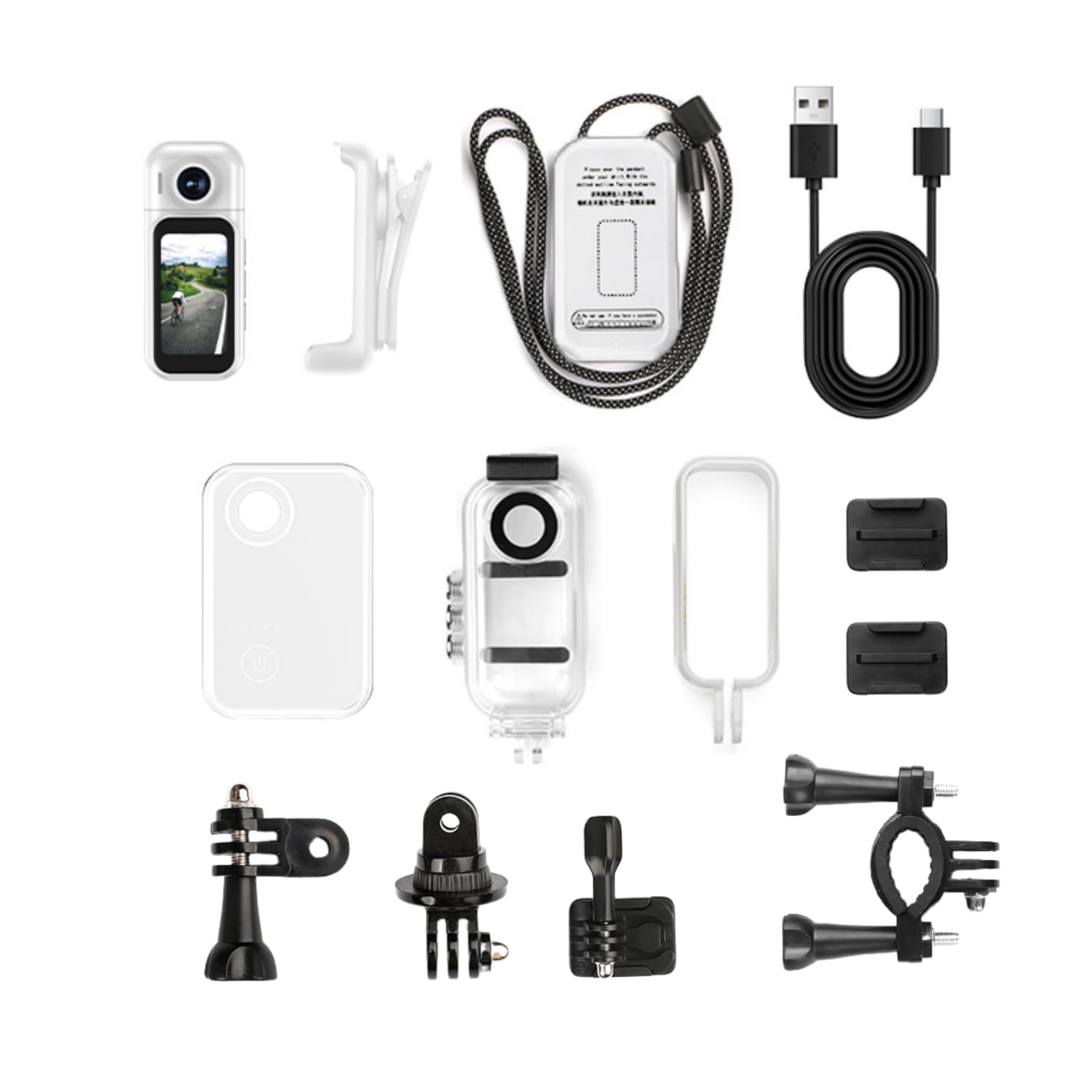 Câmera de Ação H91 1080P HD Ângulo Largo 120 Conectividade Design Traseiro Bateria