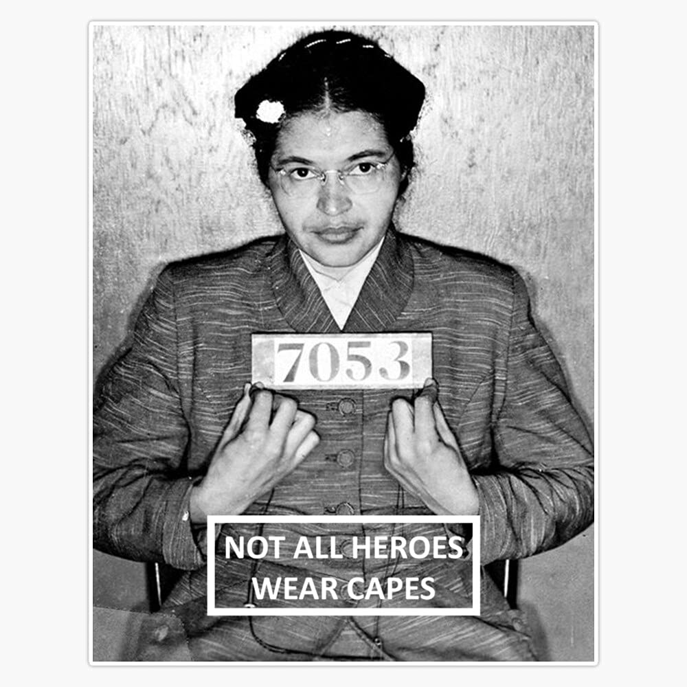 JB Print Rosa Parks Vinyl Decal Sticker Car Waterproof Car Decal Bumper Sticker 5"
