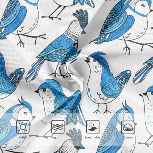 Blue Birds White Toddler Girls's Underwear 2T 202c16343