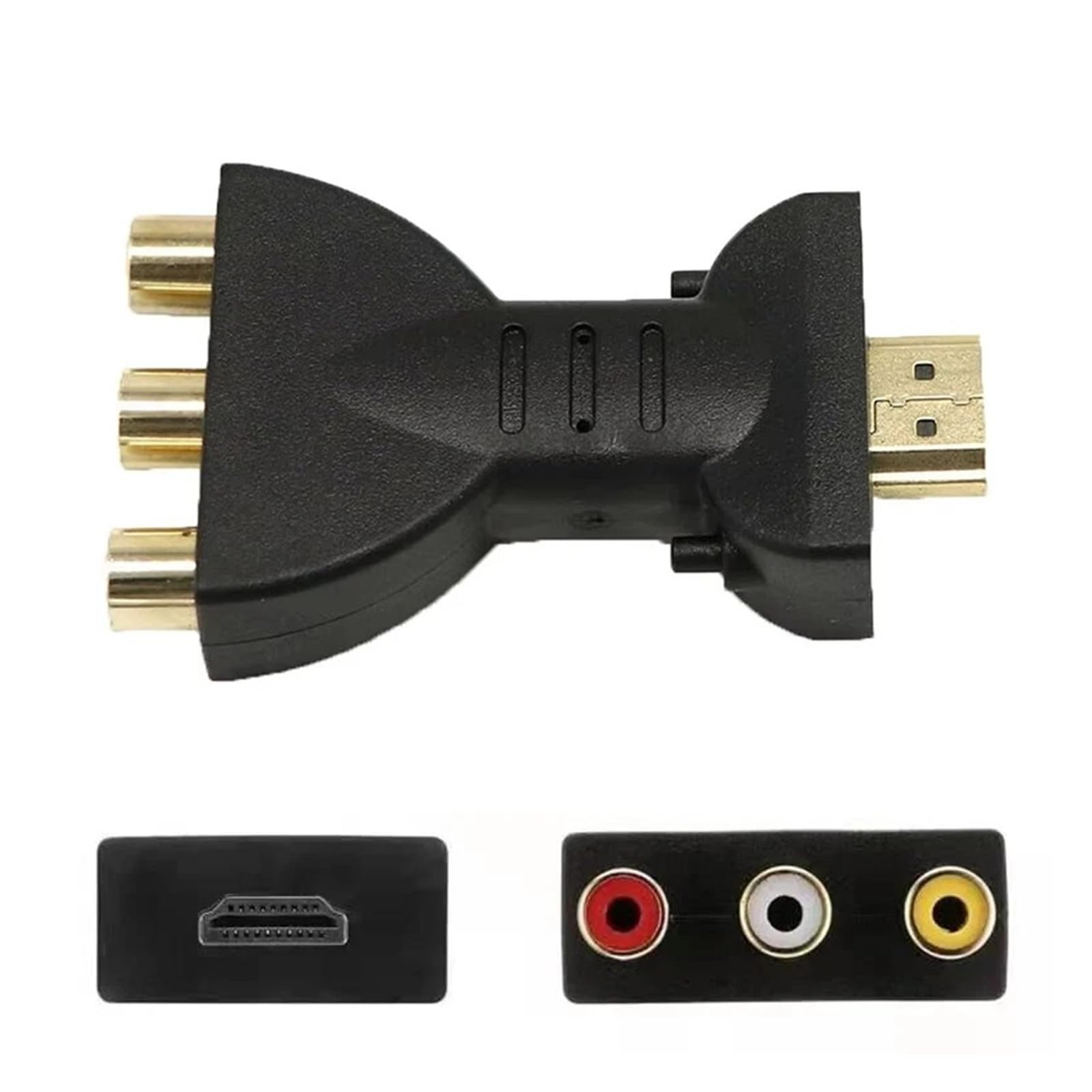 HDMI to RCA Adapter 1080P HDTV2AV Converter for TV Box DVD