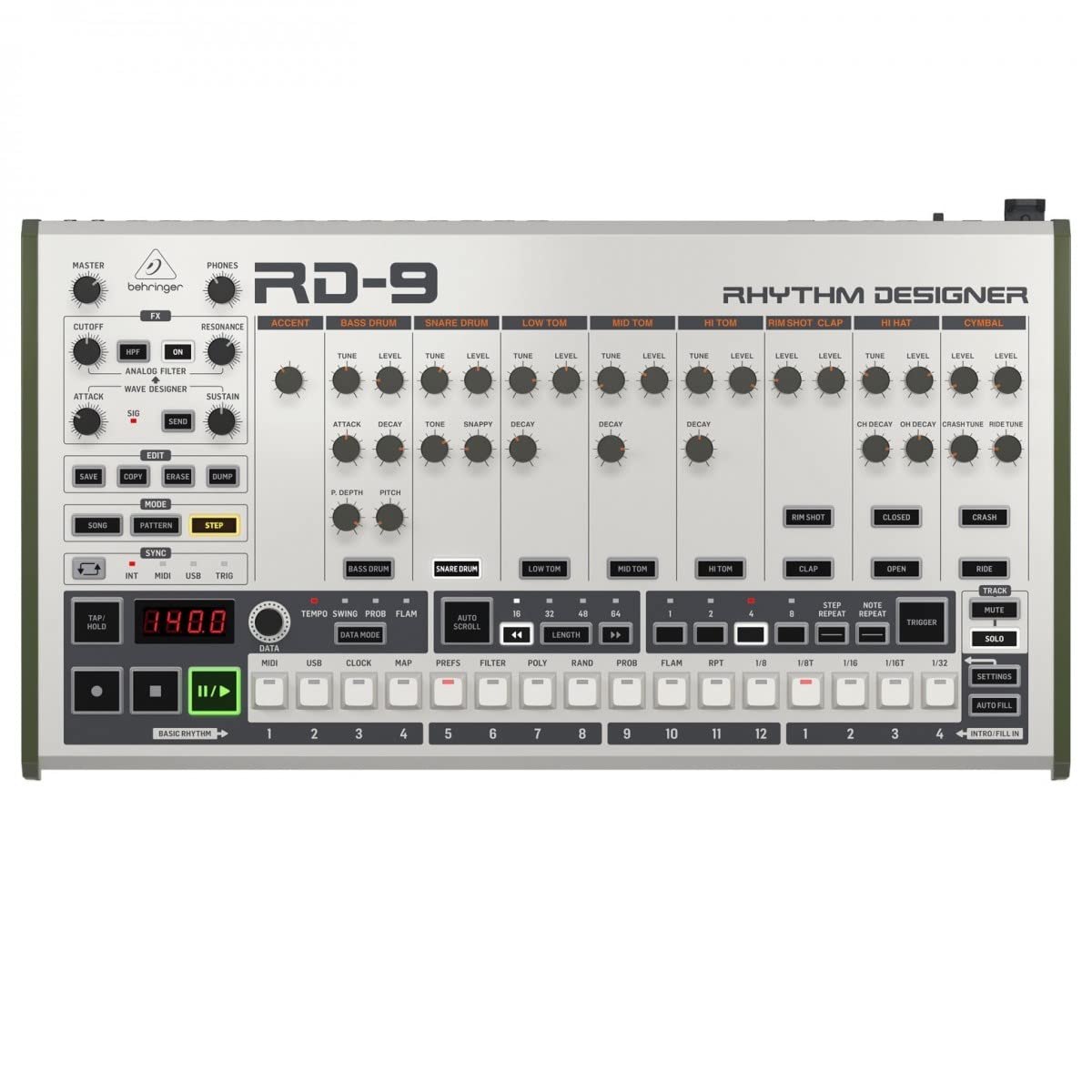 BehringerRD-9 Analog Drum Machine