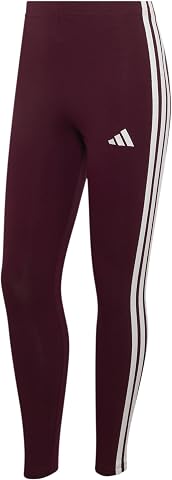 adidas Essentials 3-Stripes Cotton Leggings, Calzamaglia Donna