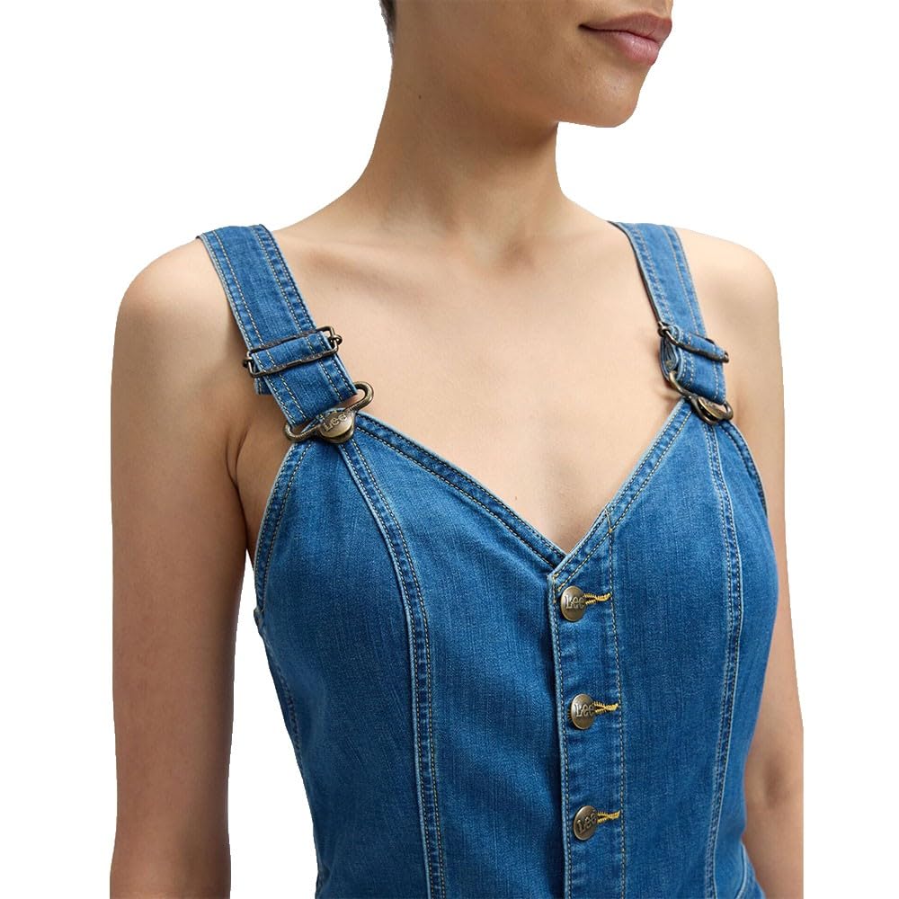 Lee Damen Cut Out Jumpsuit Overall (1er Pack)