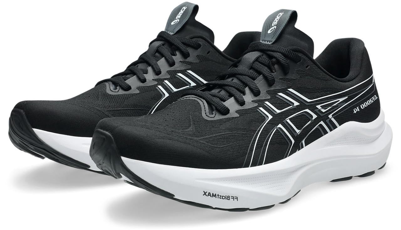 Asics Men's Gt-2000 14 Road Running Shoes - Black/White - 10.5 (46)