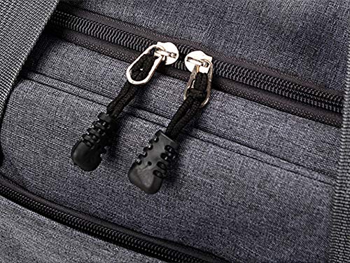 Gym Bag Large Sports Bags Fitness Travel Duffle Bag Mens Womens High Capacity Waterproof Swimming Bags 20L Handbag Holdall Sports Shoulder Bag Tote Detachable Shoulder Strap Black, Grey - Image 9