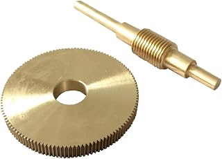 CZMY 1:120 Speed Ratio Copper Brass Turbo Worms Gears Suit 120 Teeths 2019-059 12mm Bore 5mm Diameter 75mm Worm