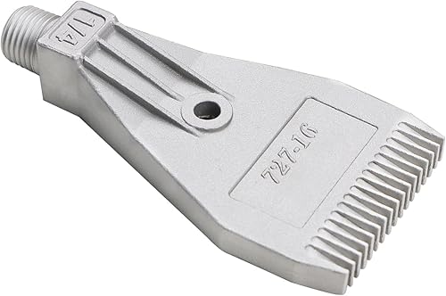 Aopin Boquilla plana de acero inoxidable rosca macho 14 "BSPT boquilla de gas de un solo agujero, cuchillo de aire, boquilla de soplado de polvo de