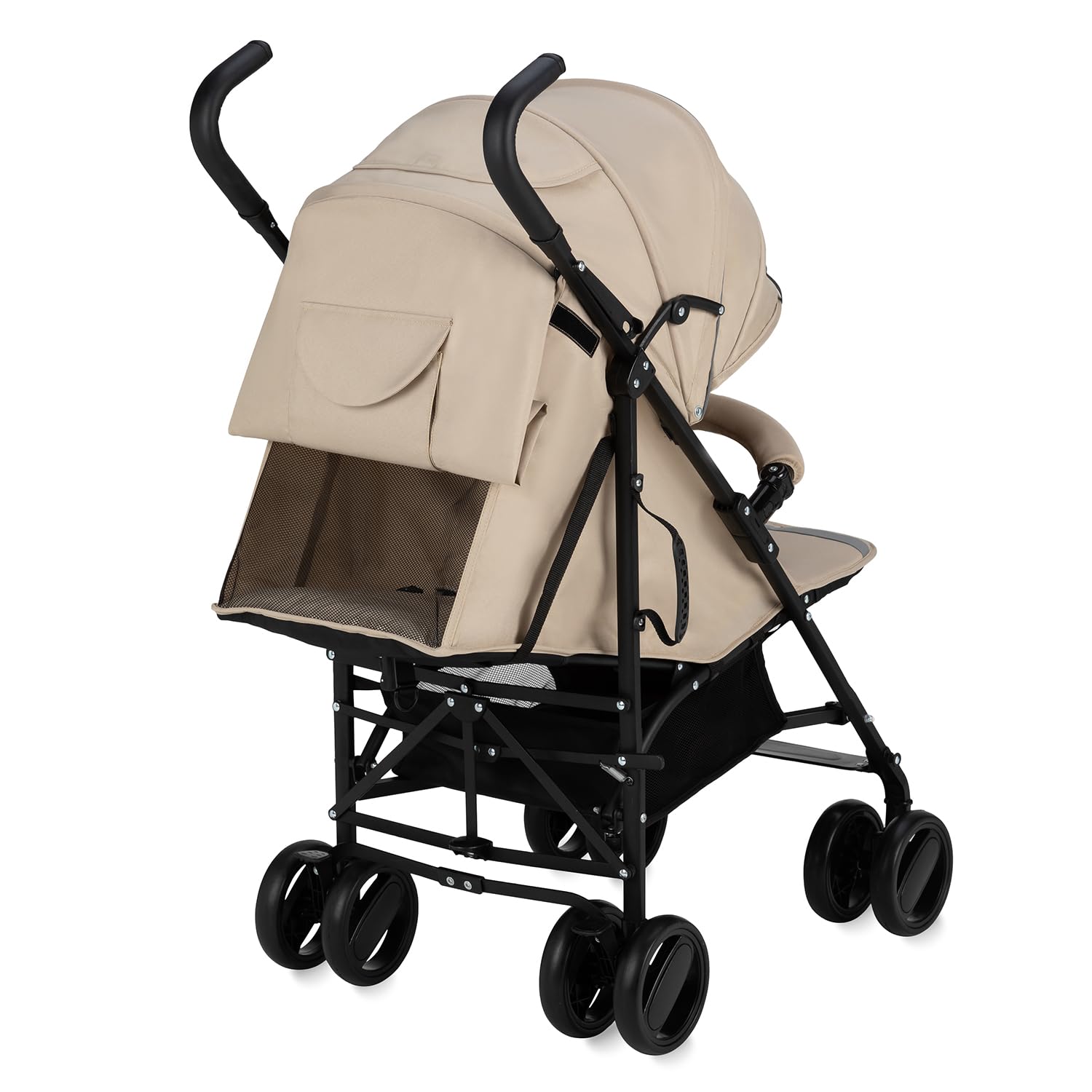 MoMi AKIRA Silla de paseo para niños a partir de 6 meses (hasta 15 kg), arnés ajustable de 5 puntos, bolso, cesta de la compra, protector de lluvia y mosquitera.
