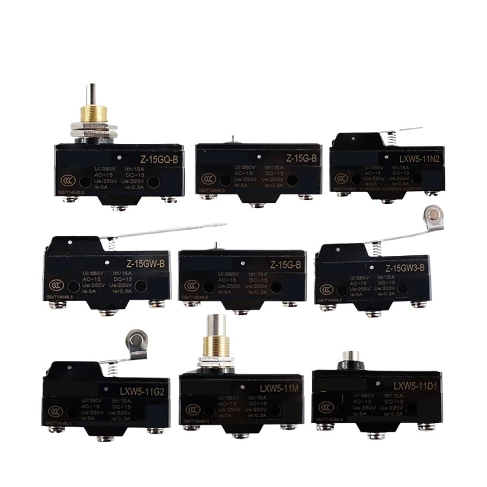 TADZKKIWM 1pcs Micro Limit Switch Small Limiter Travel Switches LXW5-11G1/G2/Q1/M3 Screw Foot 1NO 1NC