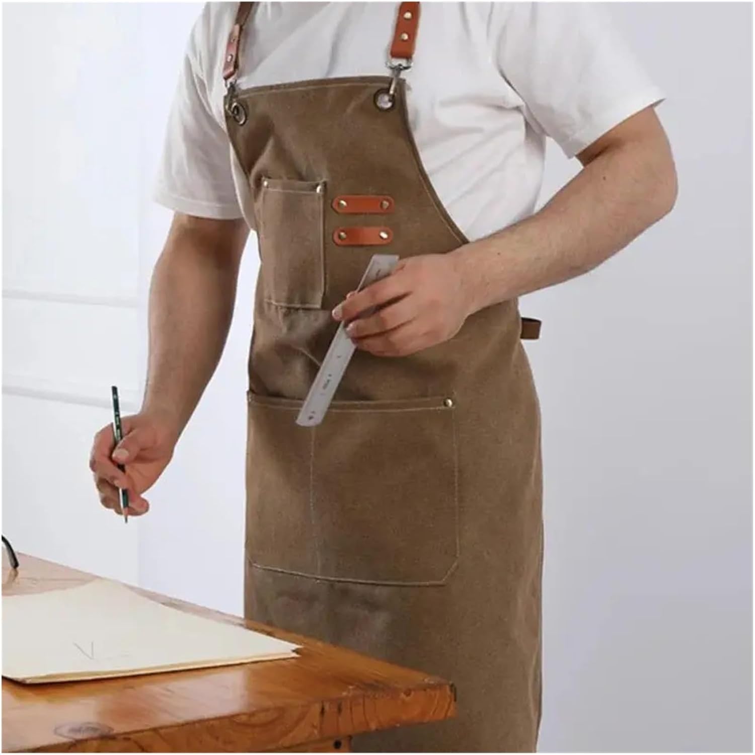 Canvas Apron Home Kitchen Gardening Women's Restaurant