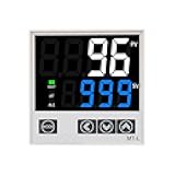 BAISULI Temperature PID Controller PID Temperature Controllers Relay/Voltage Output 12VDC for External SSR Thermostat Thermocontroller 96 * 96MM Relay Contact 250V 3A