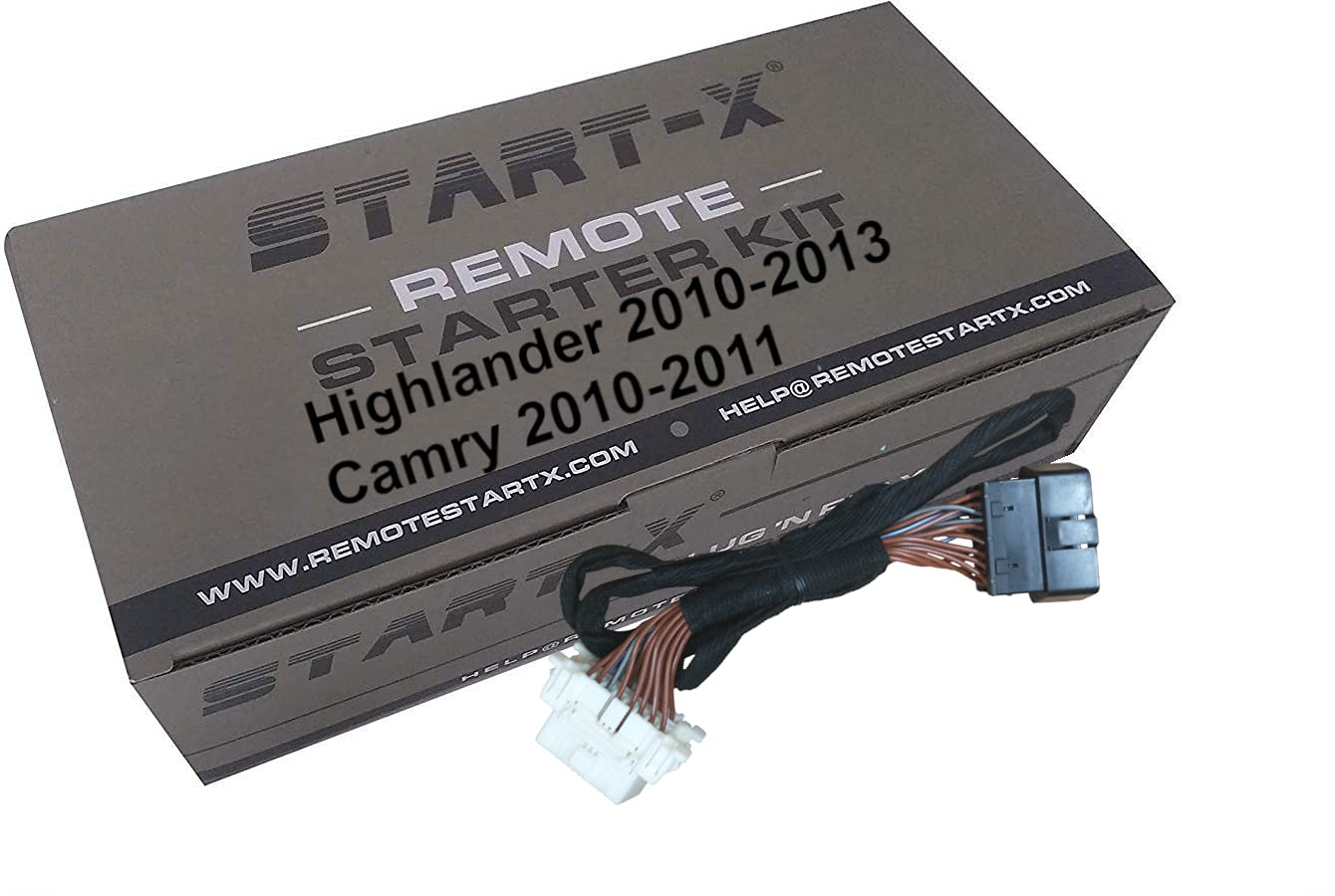 Start-X Remote Start Kit for Toyota Highlander (2010-2013) & Camry (2010-2011) | Key Blade Start Engine | G Key | Plug N Play