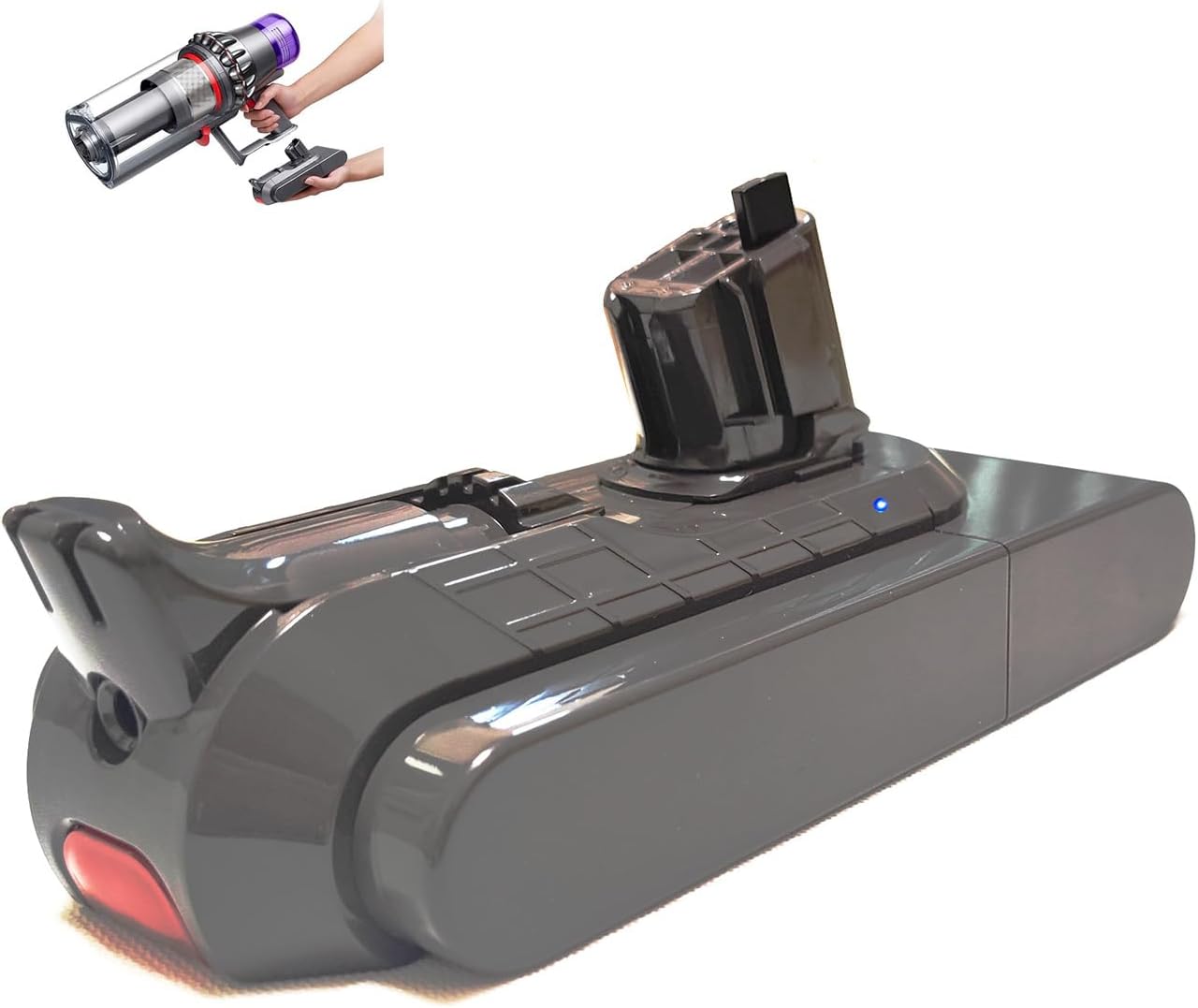 XIJIXILI 5000mAh V11 V15 Clickin Battery Replacement for