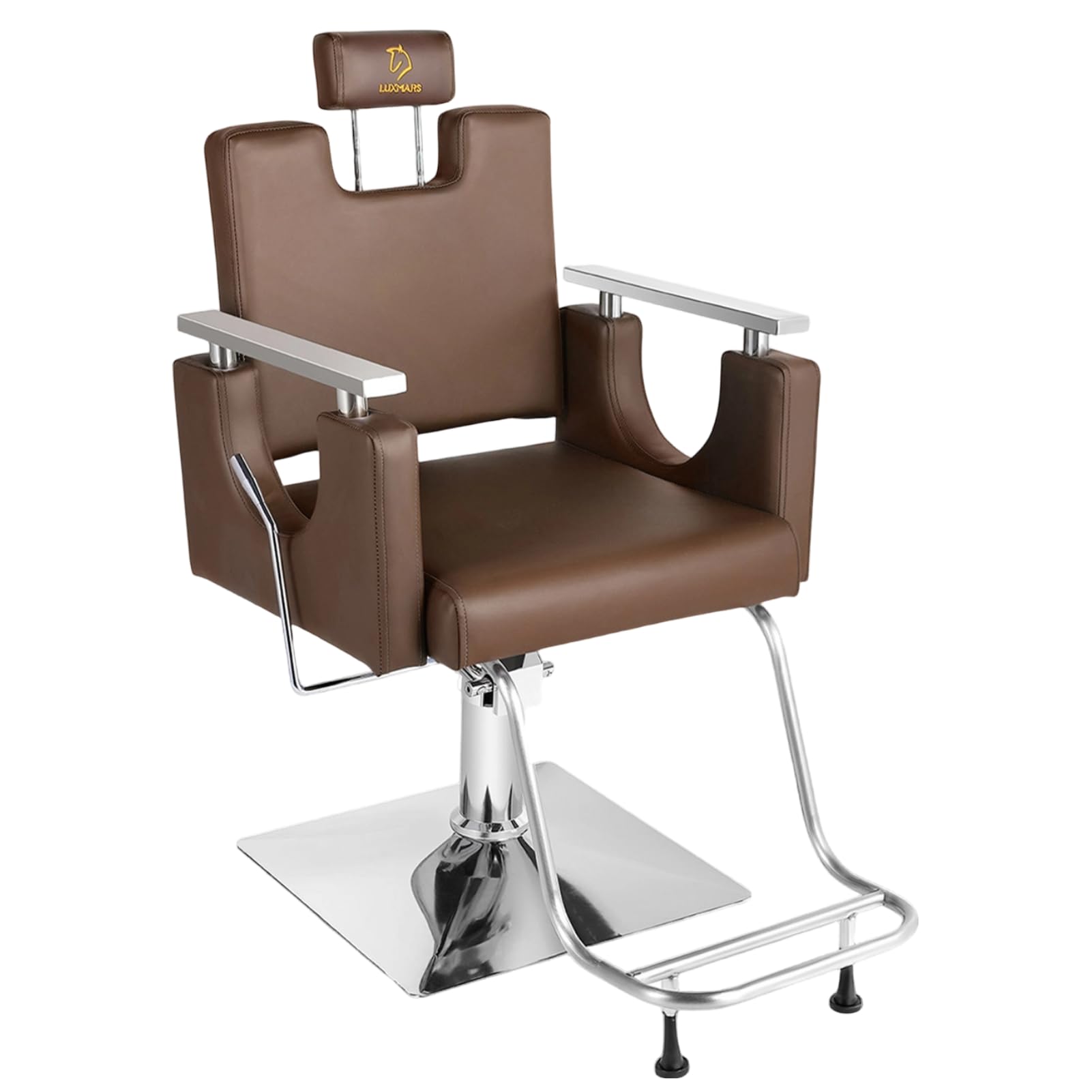 Heavy Duty Barber Chair, 360° Swivel Reclining Salon Chair for Hair Stylist, Height Adjustable Hydraulic Hairdressing Chair with Footrest for Barber Shop, Beauty Salon, Hairdressers